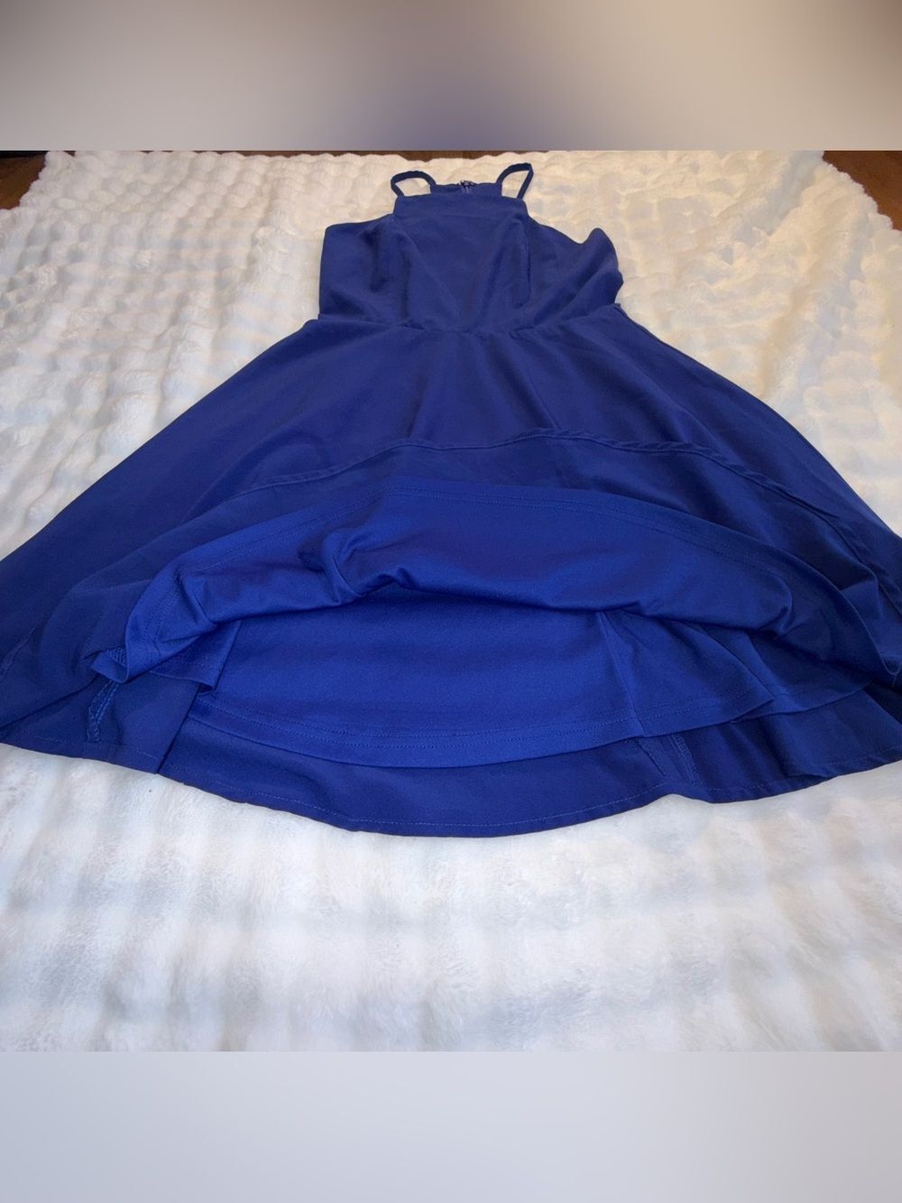 LULUS Women’s Call to Charms Royal Blue Sleeveless Skater Dress Size Small - Picture 10 of 12